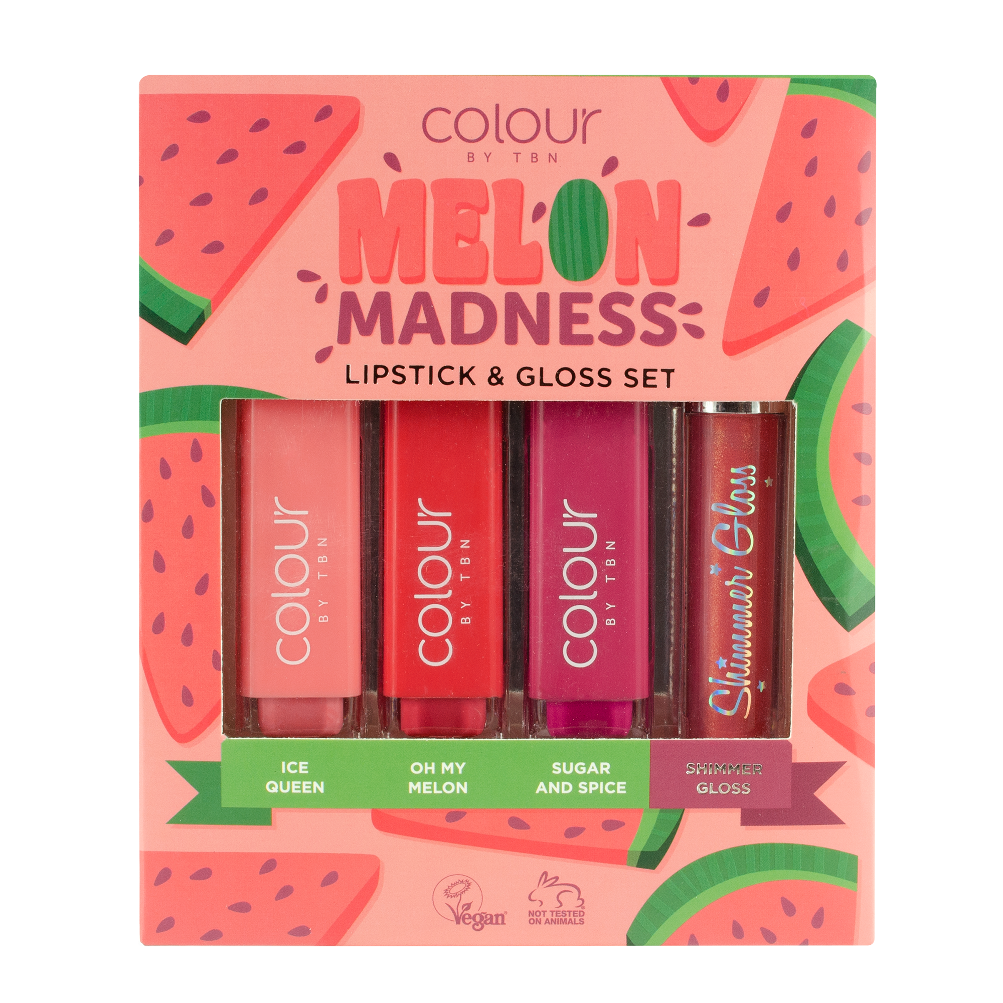 Lipstick & Gloss Set - Melon Madness