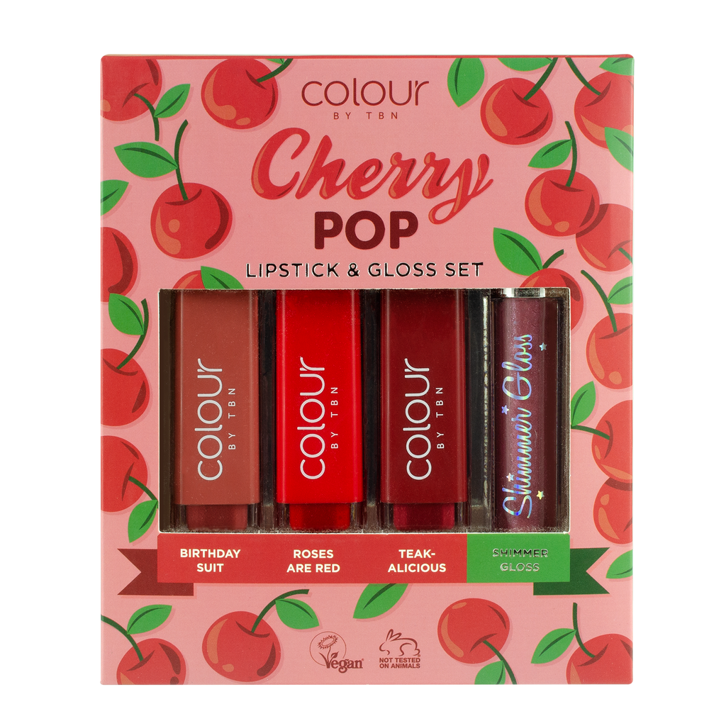Lipstick & Gloss Set - Cherry Pop