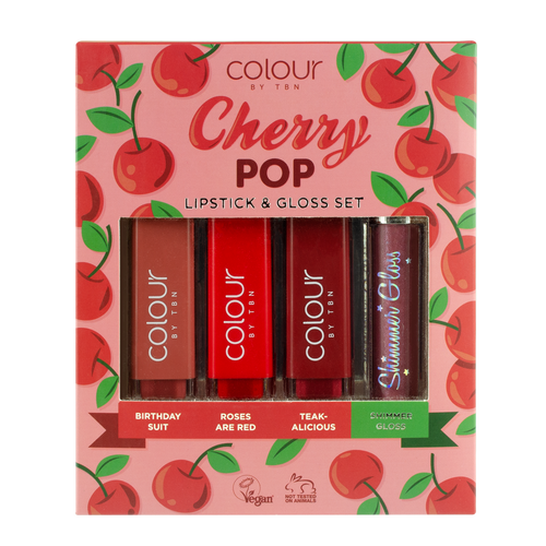Lipstick & Gloss Set - Cherry Pop