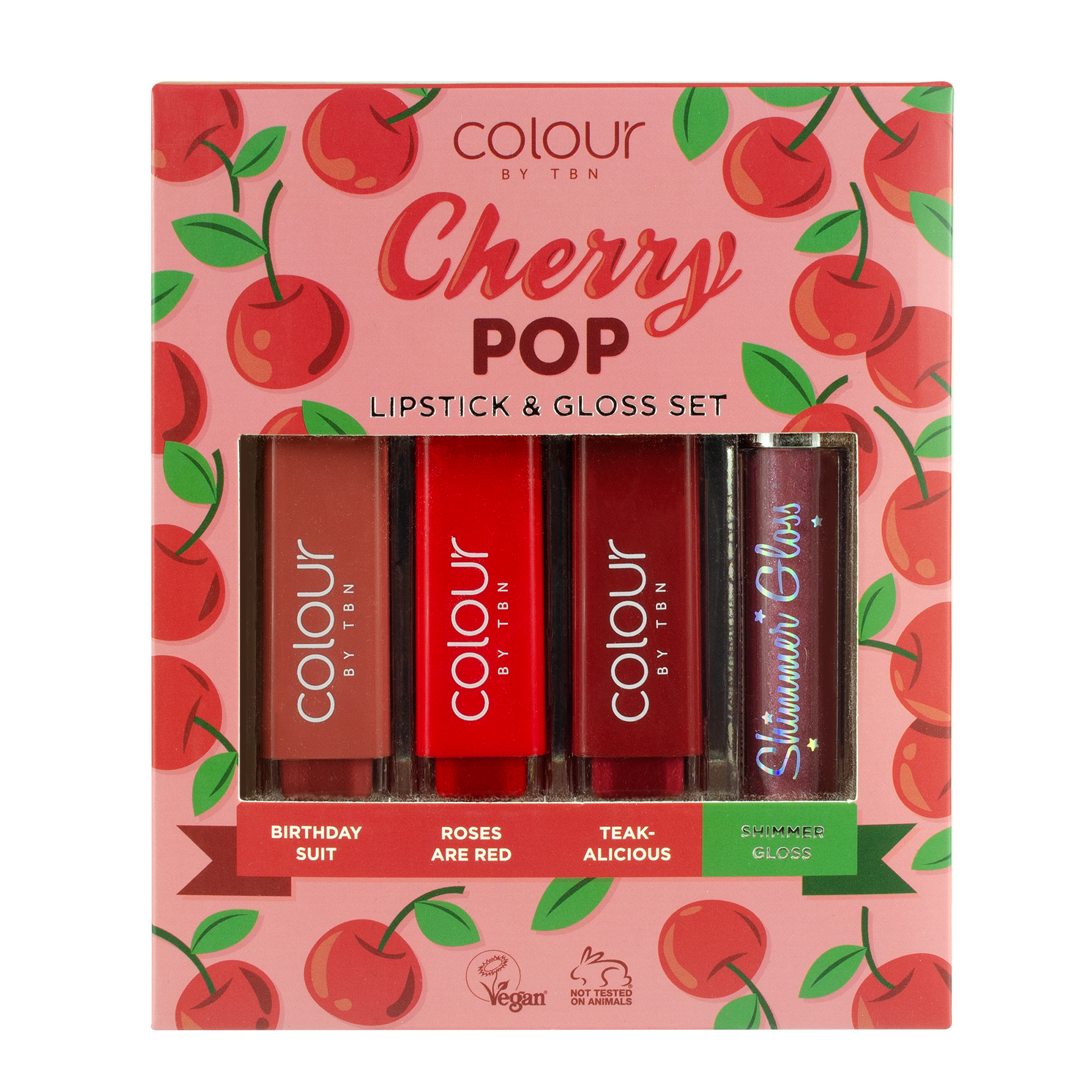 Lipstick & Gloss Set - Cherry Pop