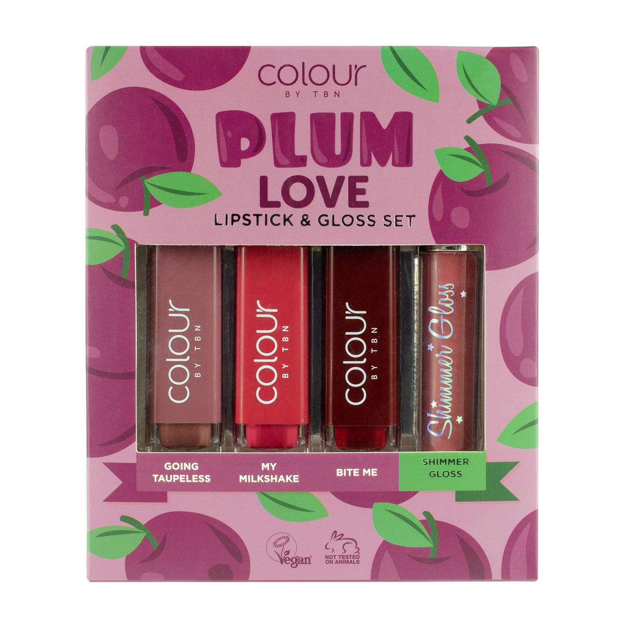 Lipstick &amp; Gloss Set - Plum Love