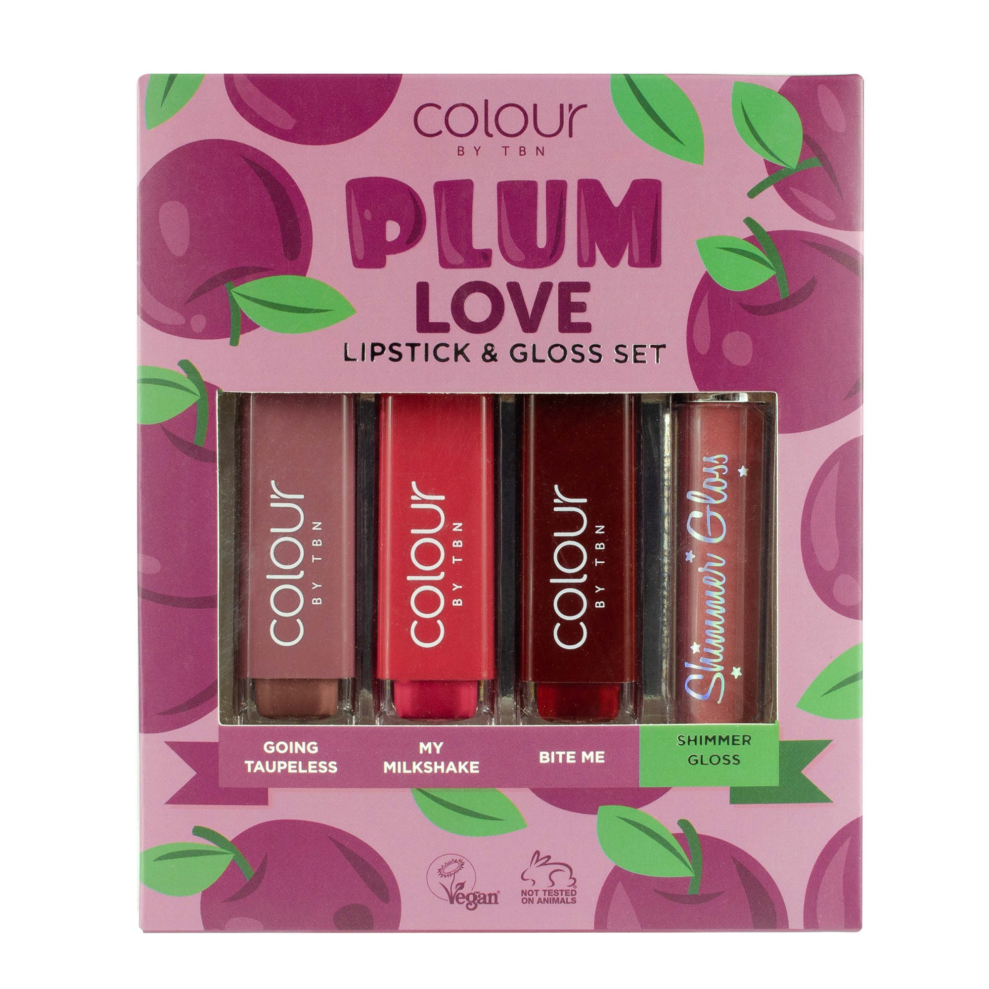 Lipstick & Gloss Set - Plum Love